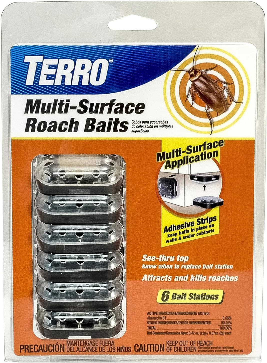 Roach Bait Stations (Multi-Surface Pack)